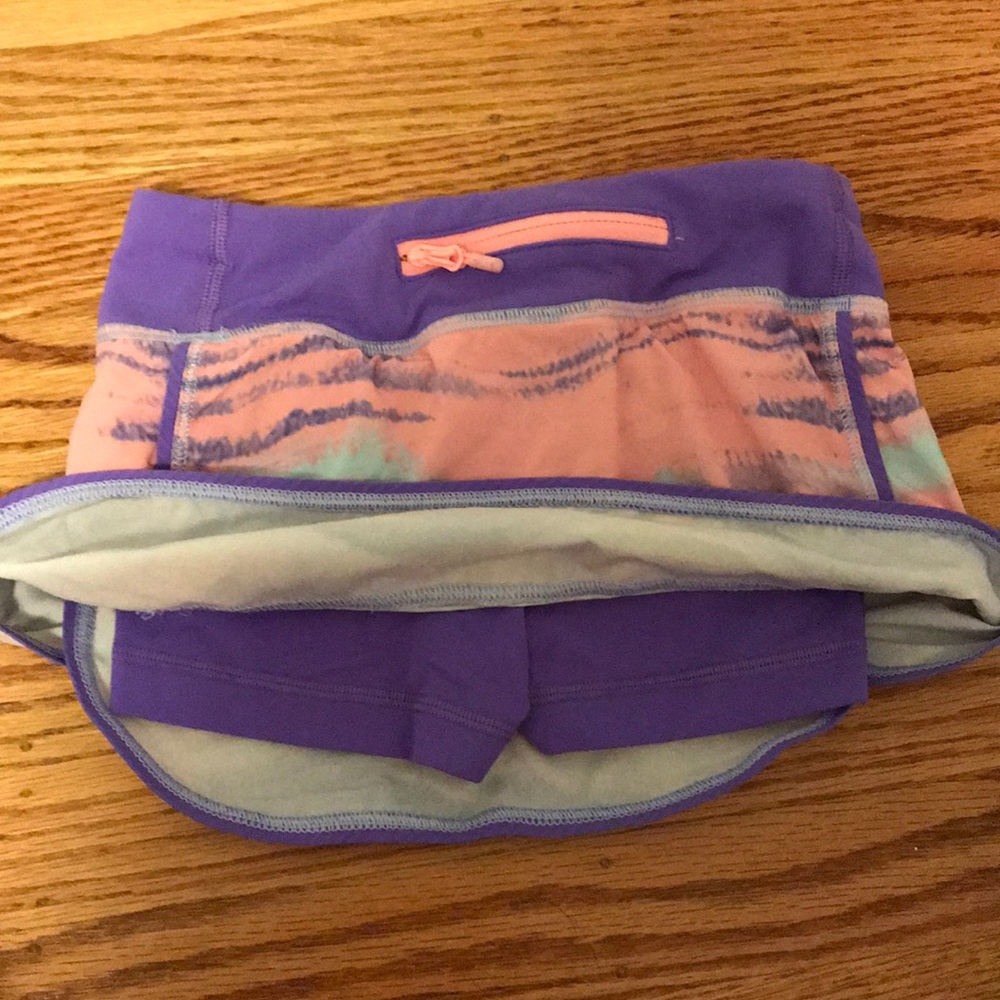 Ivivva pink, purple, and blue tennis skirt - Picture 4 of 4